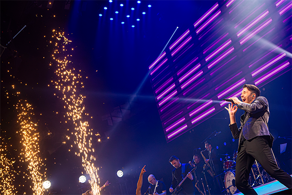 Freedom Forever tribute concert on stage