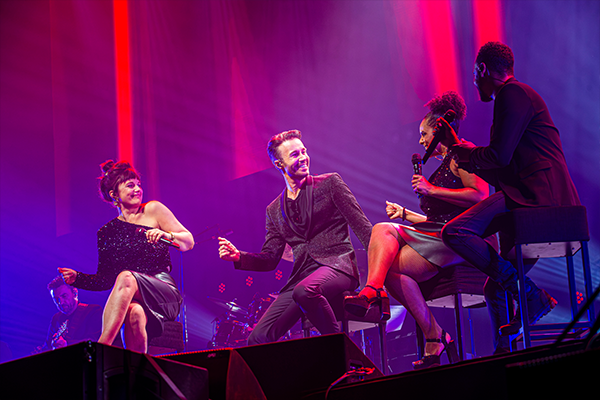 Vocalists performing at Freedom Forever concert